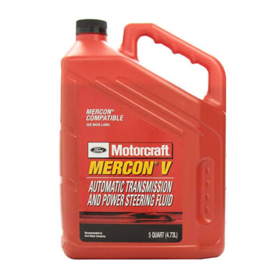 Genuine ford Mercon-v automatic transmission and power steering fluid 5 quart