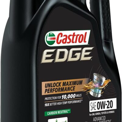 0w-20 Castrol Edge Titanium Technology Motor Oil 5L